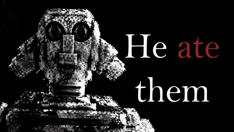 Official Roblox thumbnail for he ate them. [HORROR]